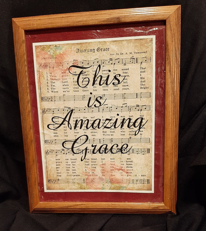 Amazing Grace Framed Art